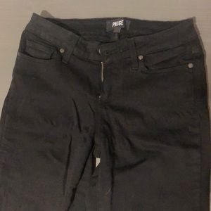 Black Paige Denim Ankle Length